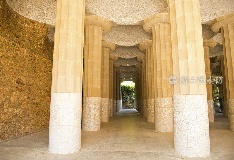 Park Guell，西班牙巴塞罗那